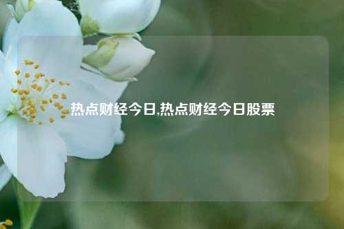 热点财经今日,热点财经今日股票