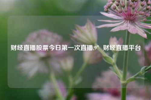 财经直播股票今日第一次直播,9°财经直播平台