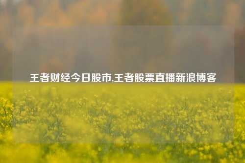 王者财经今日股市,王者股票直播新浪博客