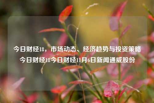 今日财经18，市场动态、经济趋势与投资策略今日财经18今日财经11月6日新闻通威股份