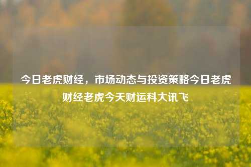 今日老虎财经，市场动态与投资策略今日老虎财经老虎今天财运科大讯飞