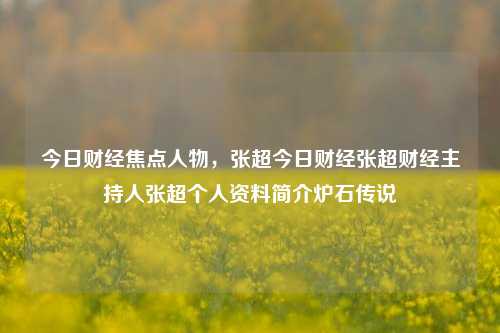 今日财经焦点人物，张超今日财经张超财经主持人张超个人资料简介炉石传说