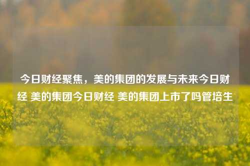 今日财经聚焦，美的集团的发展与未来今日财经 美的集团今日财经 美的集团上市了吗管培生